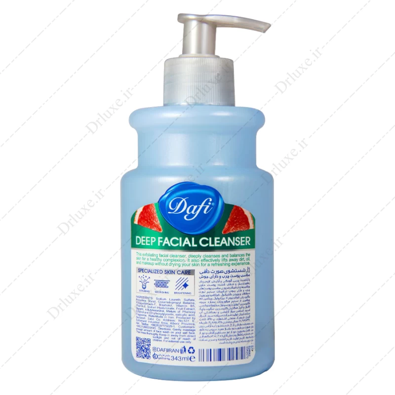 قیمت و خرید ژل شستشو صورت پوست چرب و جوش دار دافی 343 میلی لیتر - دکتر لوکس